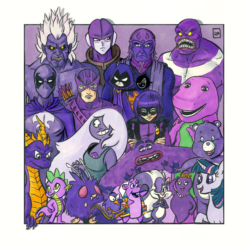 Purple Team #2 – Linda Bouderbala | Illustrations